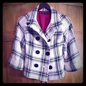 Size 2 Express Black and White Jacket